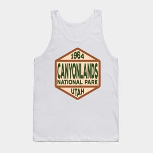 Canyonlands National Park badge Tank Top